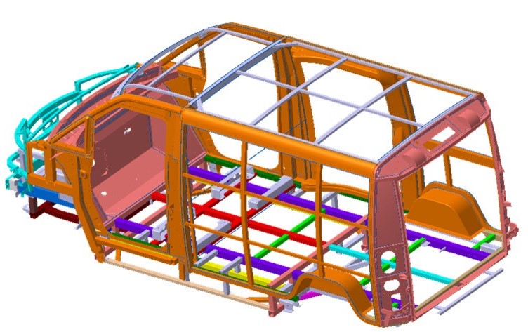 kooiconstructie Maxus eDELIVER 3